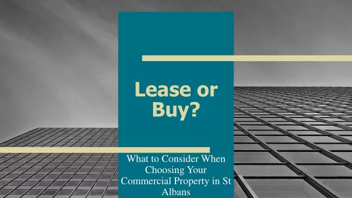 lease or buy