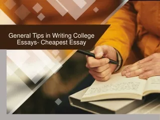 general tips in writing college essays cheapest