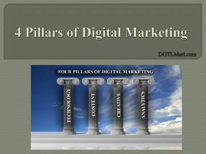 4 pillars of digital marketing