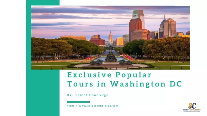 exclusive popular tours in washington dc