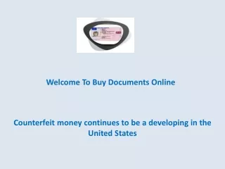 Counterfeit money continues to be a developing in the United States