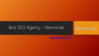 Best SEO Agency in India - Wemonde