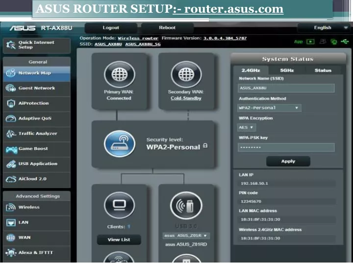 asus router setup router asus com