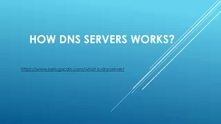 How DNS Servers Works?