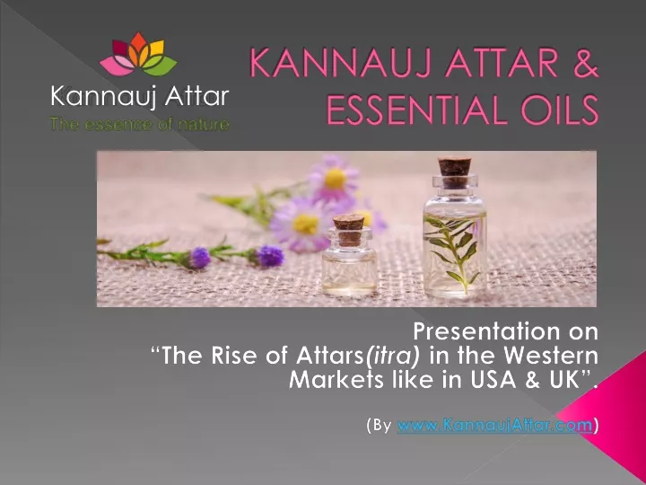 kannauj attar essential oils