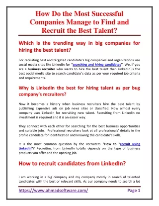how do the most successful companies manage