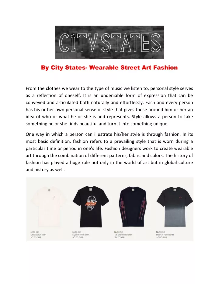 by city states wearable street art fashion