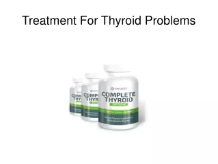 Treatment For Thyroid Problems