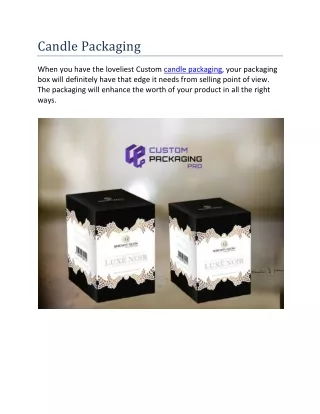 candle packaging