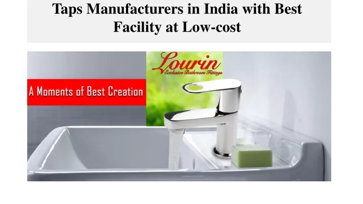 taps manufacturers in india with best facility