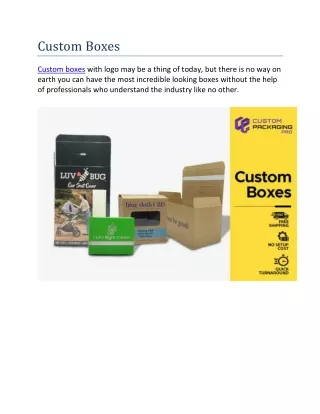 custom boxes