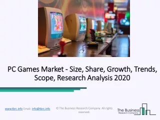 pc pc games market games market size share growth