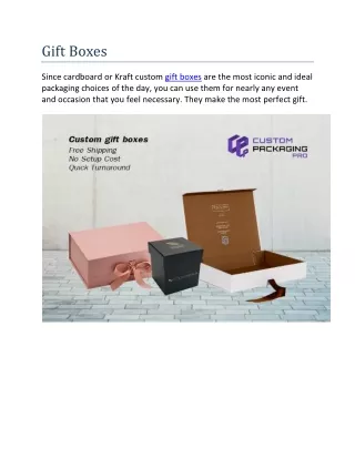 gift boxes