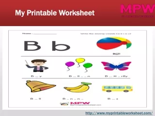 Missing vowel printable worksheets | My Printable Worksheet