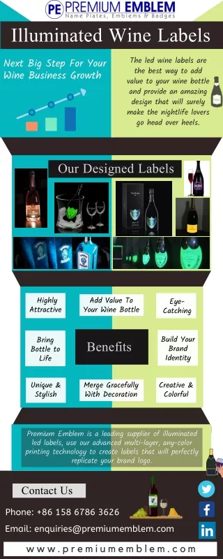 illuminated wine labels