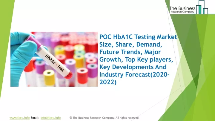 poc hba1c testing market size share demand future