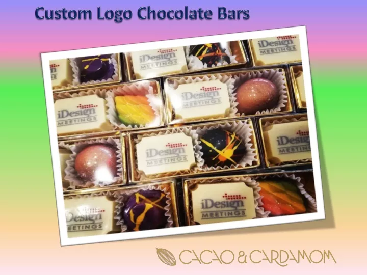 custom logo chocolate bars