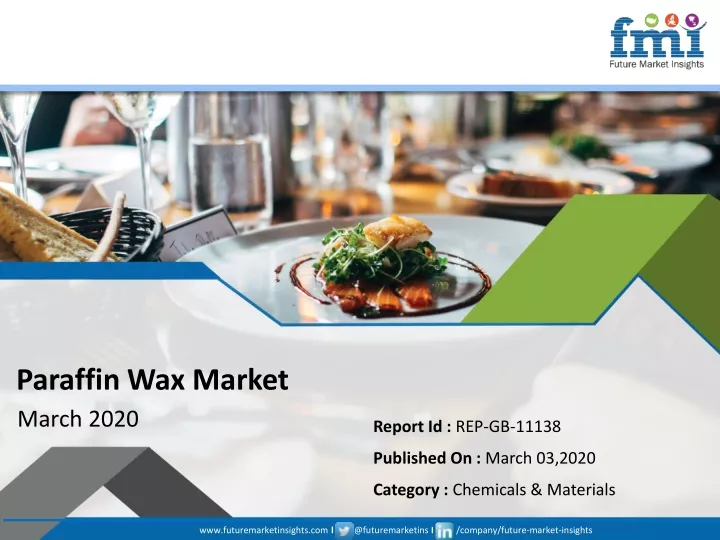 paraffin wax market march 2020