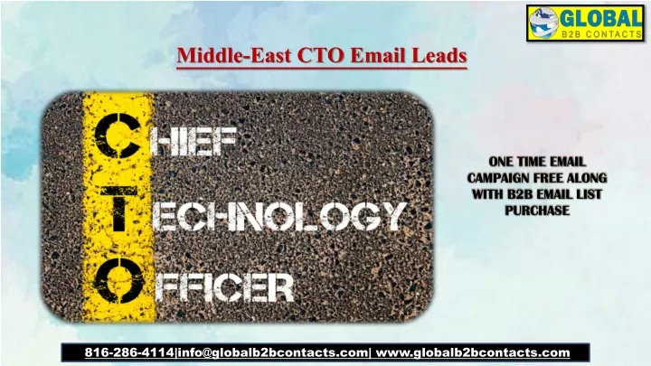 middle east cto email leads
