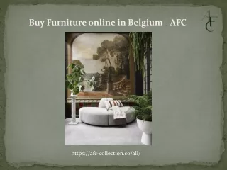 Online Home Furniture Belgium - AFC