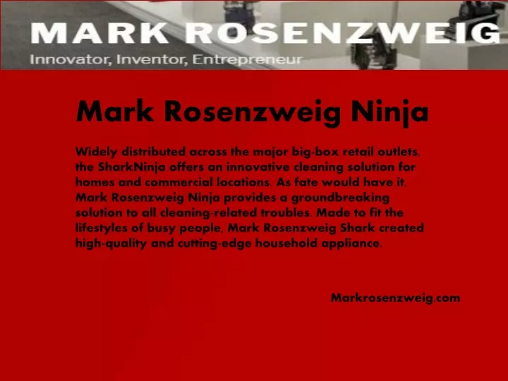 mark rosenzweig ninja