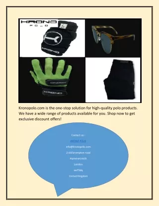 Polo Gloves UK | Kronopolo.com