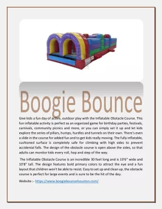 30ft Obstacle Course_BoogieBounceHouston.com