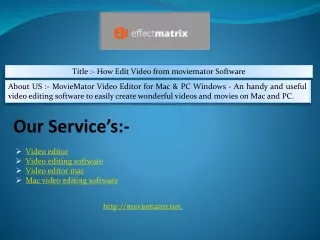 title how edit video from moviemator software