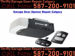 Garage Door Opener Repair Calgary