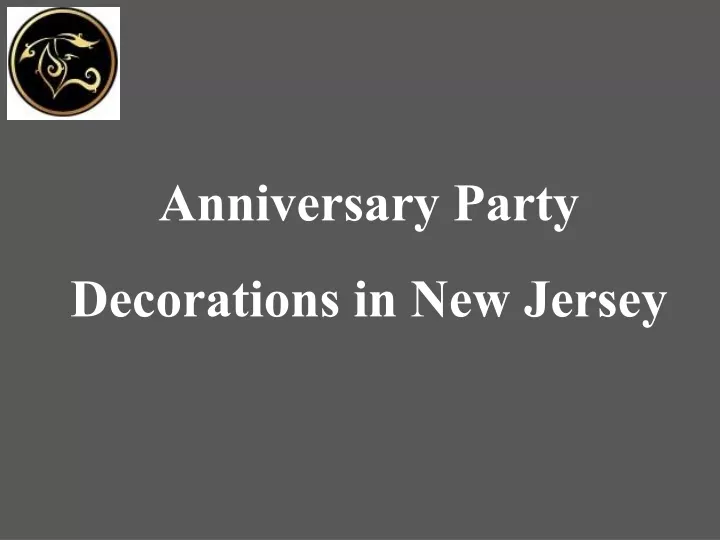 anniversary party decorations in new jersey
