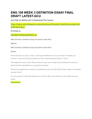 eng 106 week 3 definition essay final draft