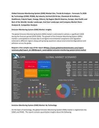 global emission monitoring system ems market size