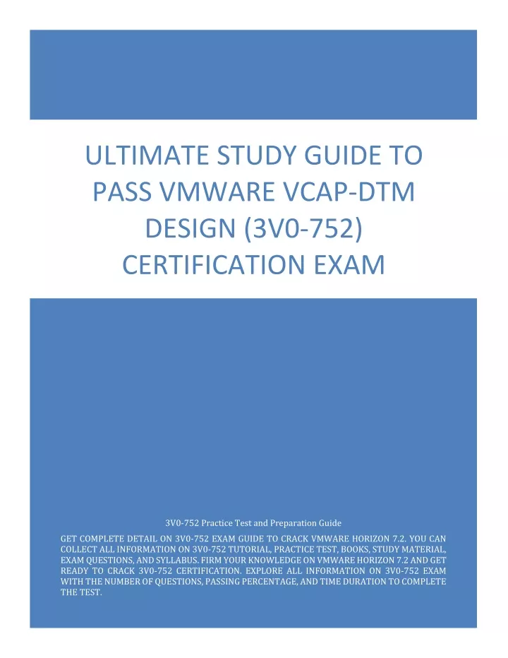 ultimate study guide to pass vmware vcap