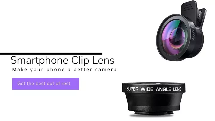 sm artphone clip lens