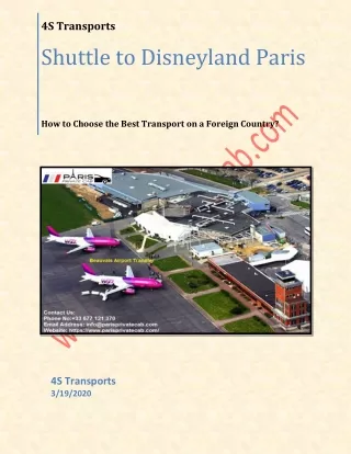 Shuttle to Disneyland Paris