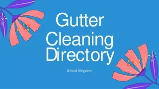gutter cleaning d i r e c t o r y