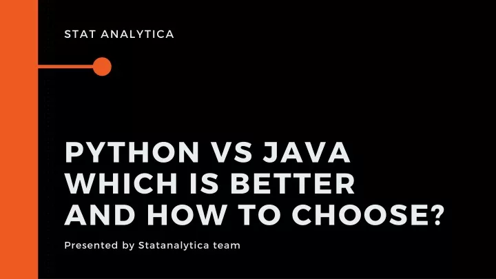 python vs java which is better and how to choose