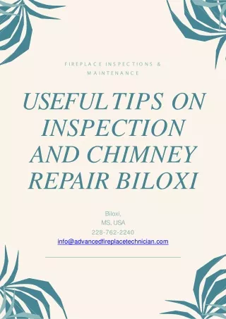 Chimney Repair Biloxi | Fireplace Inspections & Maintenance