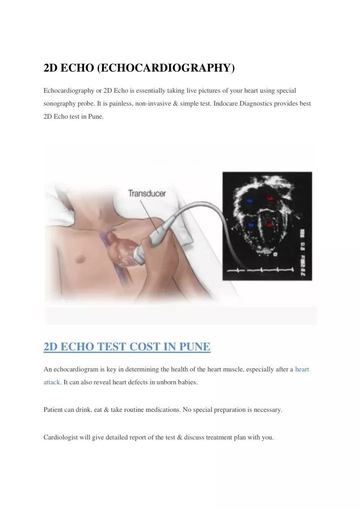 2d echo echocardiography