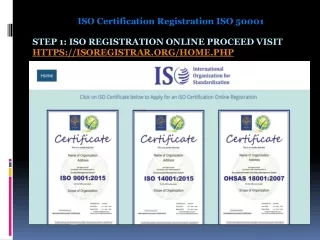 ISO 50001: 2011 CERTIFICATION