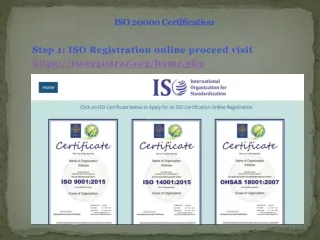ISO 20000:2011 CERTIFICATION.