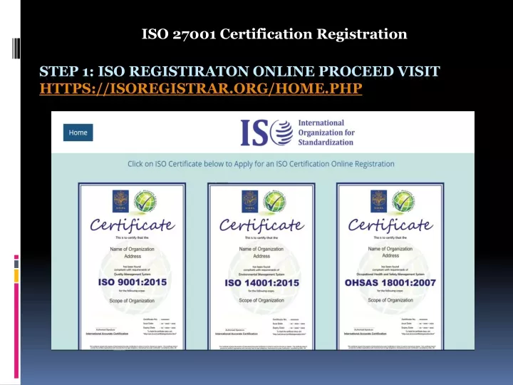 iso 27001 certification registration