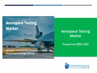 aerospace testing market forecast from 2019