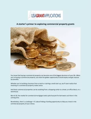 a starter s primer to exploring commercial