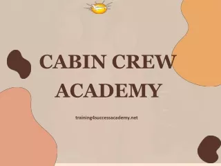 Airline Cabin Crew Training Courses by Cabin Crew Academy