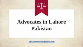 Best Advocate in Lahore Pakistan : Expert Female Advocate For Legal Services