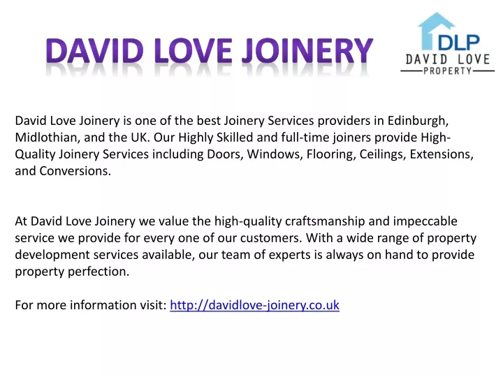 david love joinery