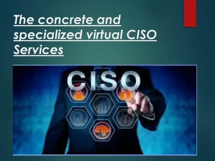 the concrete and specialized virtual ciso services