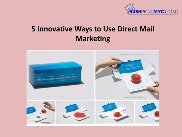 5 innovative ways to use direct mail marketing