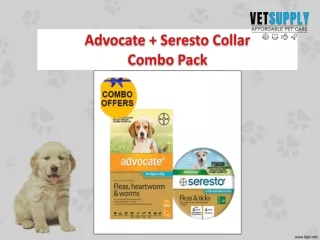 advocate seresto c ollar combo pack
